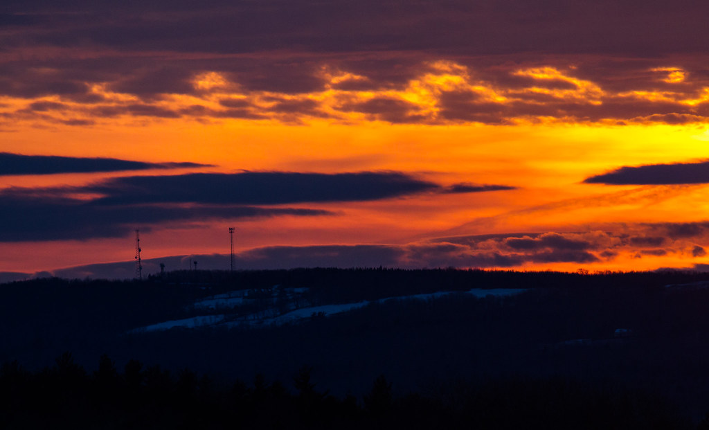 January Sunset Searsmont, Waldo Co., Maine January 21, 2… Fyn Kynd Flickr