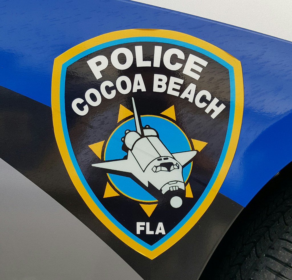 Cocoa Beach Police Department (CBPD) Badge On January 9th,… Flickr