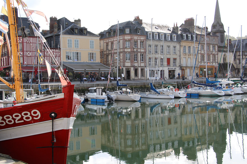 Honfleur Quai SainteCatherine Vieux Bassin. Fred Romero Flickr