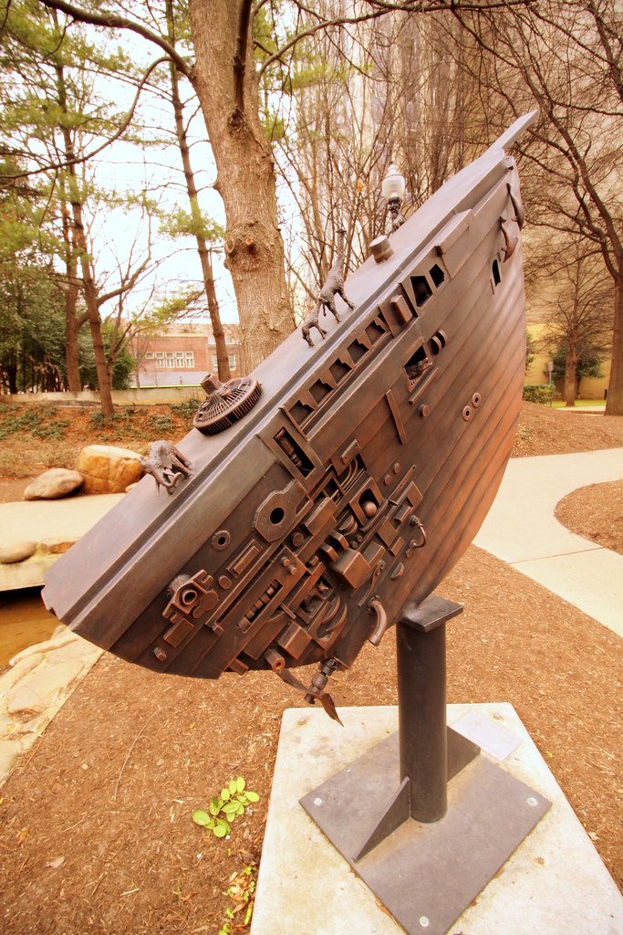 ARK by Charles Pilkey This painted steel artwork in Krutch… Flickr