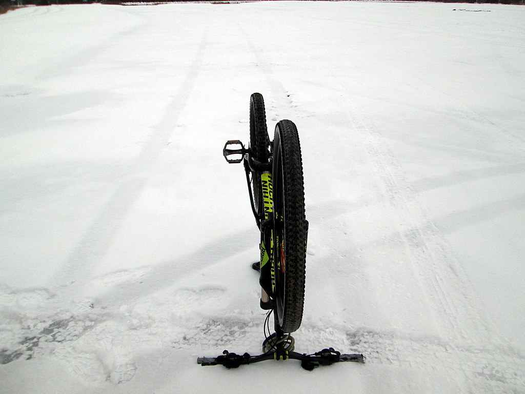 Brackley Beach, PEI parking lot. Getting my bike ready Flickr