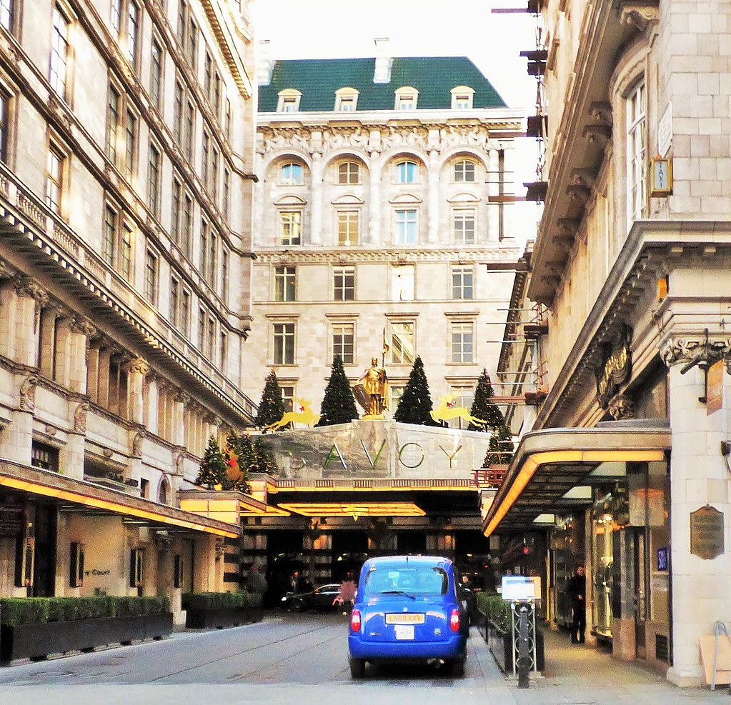 The Savoy Famous deluxe hotel and restaurant. grassrootsgroundswell