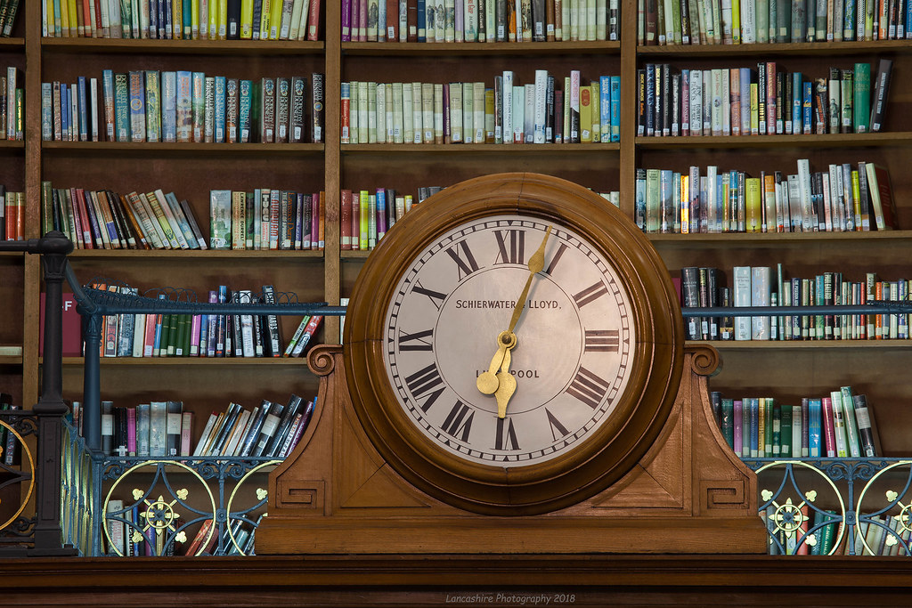 Picton Clock Clock in the Picton Reading Room, Liverpool C… Flickr