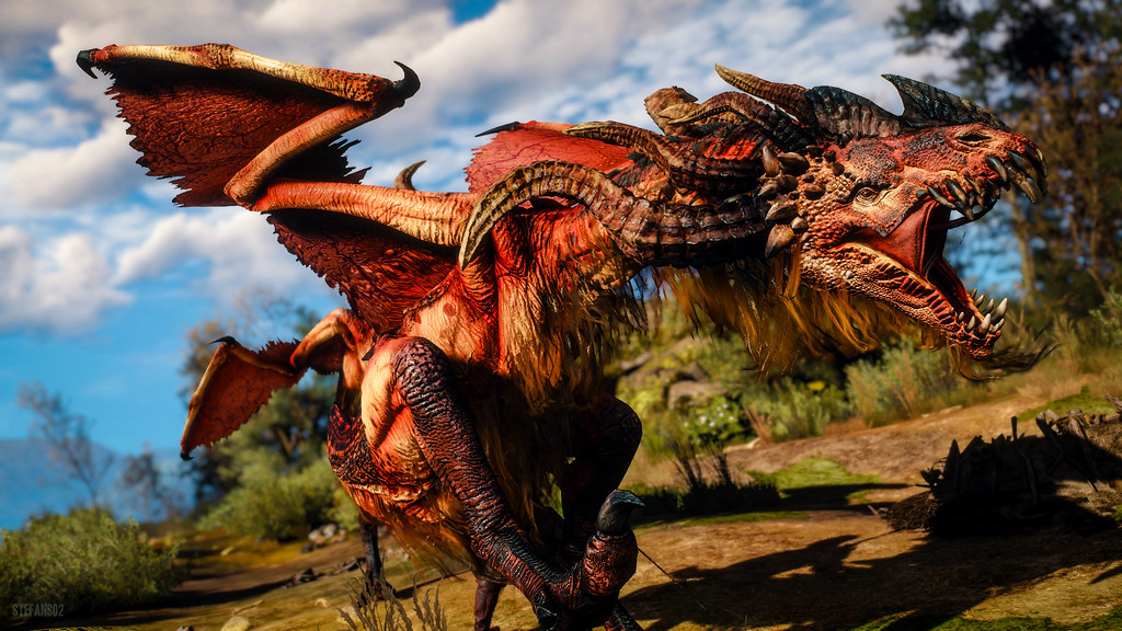The Witcher 3 Wild Hunt / Angry Dragon Screenshots of the… Flickr