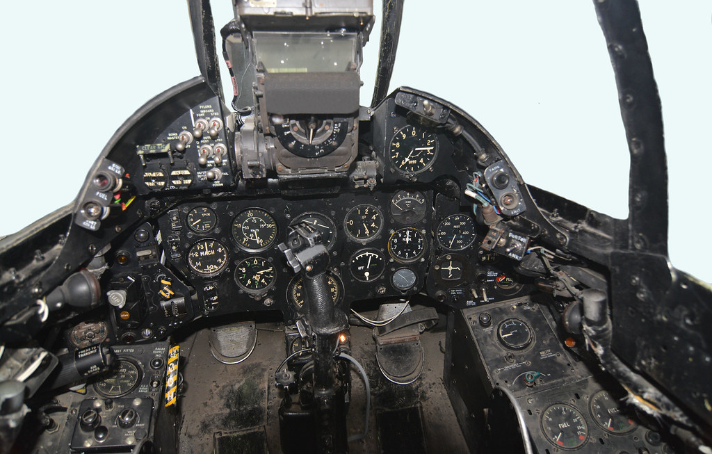 Hawker Hunter F6 This cockpit is at the Air Museum at Old … Flickr