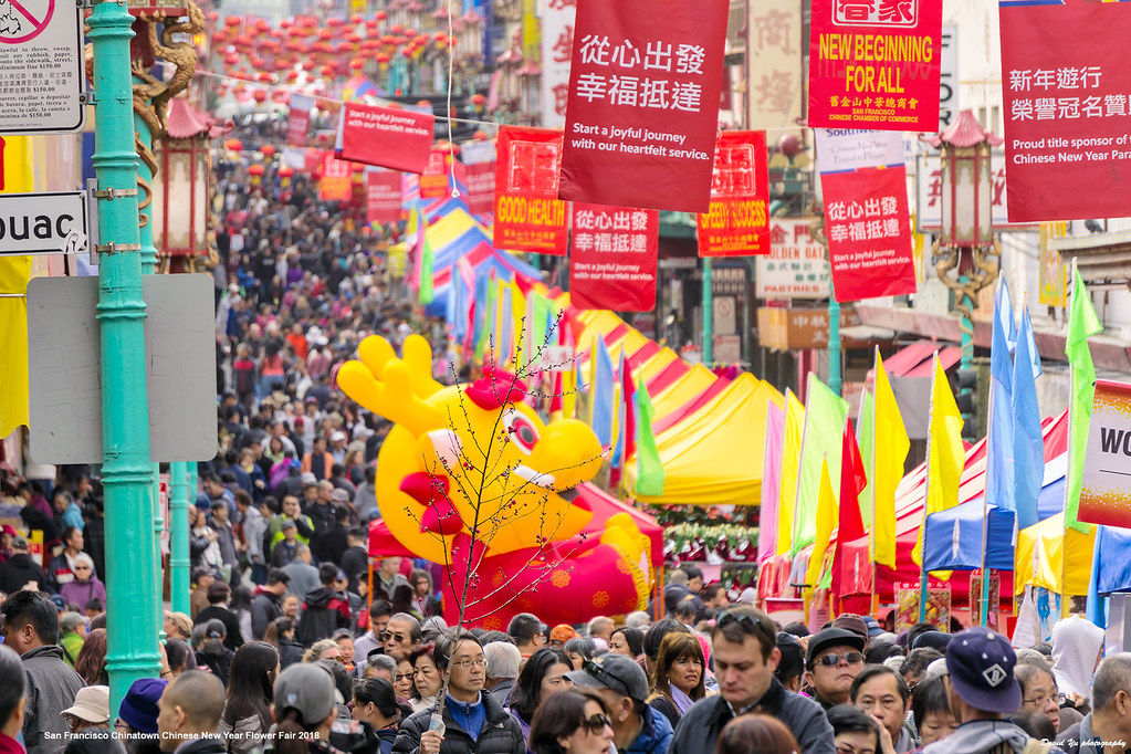 San Francisco Chinatown Chinese New Year Flower Fair 2018 Flickr