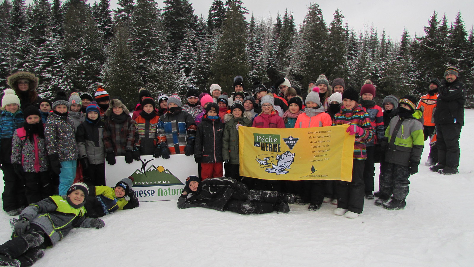 Initiation à la pêche hivernale École SteFamille, TringJonction, 18