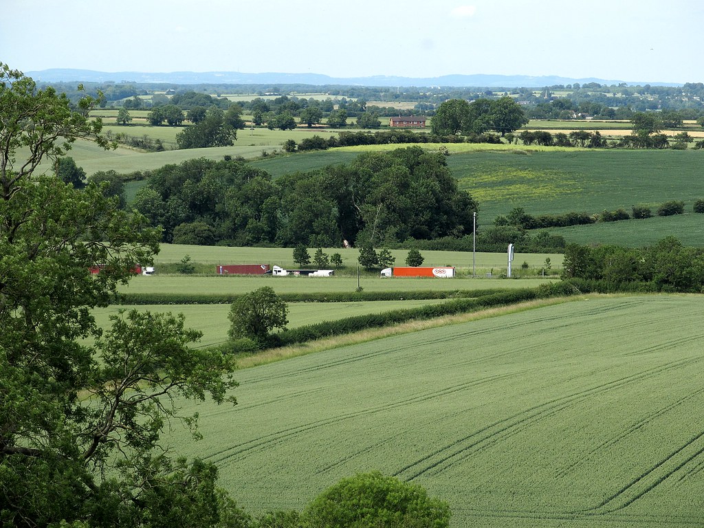 Cold Ashby The A14 from Honey Hill Saxon Sky Flickr