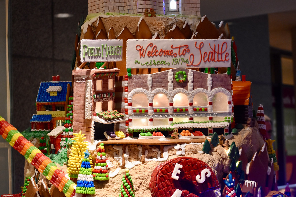 Sheraton Seattle Gingerbread Village Nick Amoscato Flickr