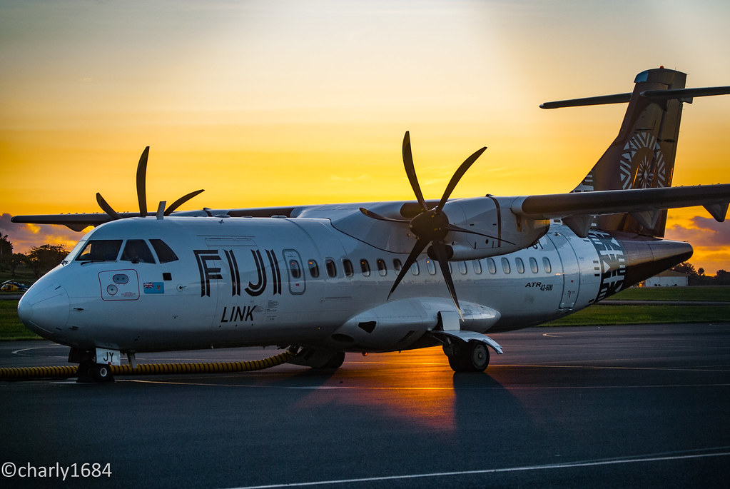 Fiji Link during sunset in Nadi charly1684 Flickr