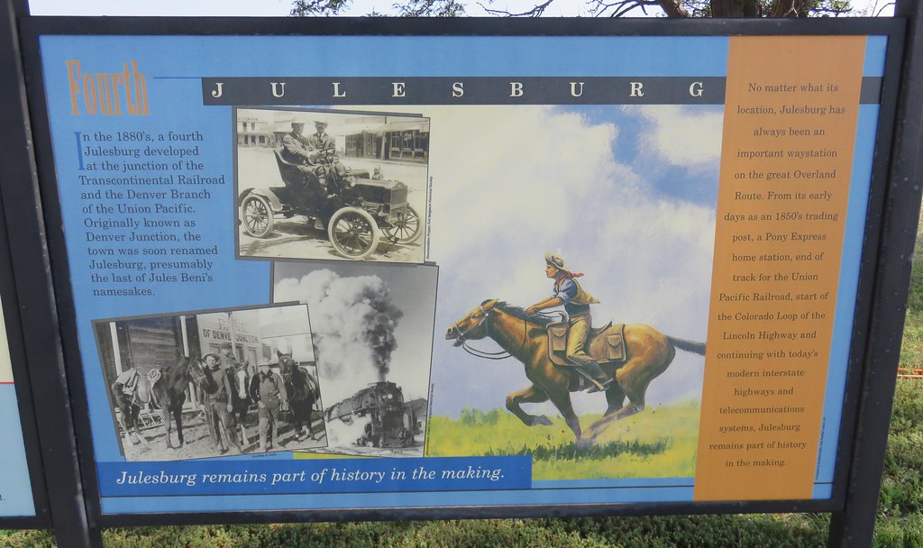 Julesburg Marker (Julesburg, Colorado) Julesburg is the co… Flickr