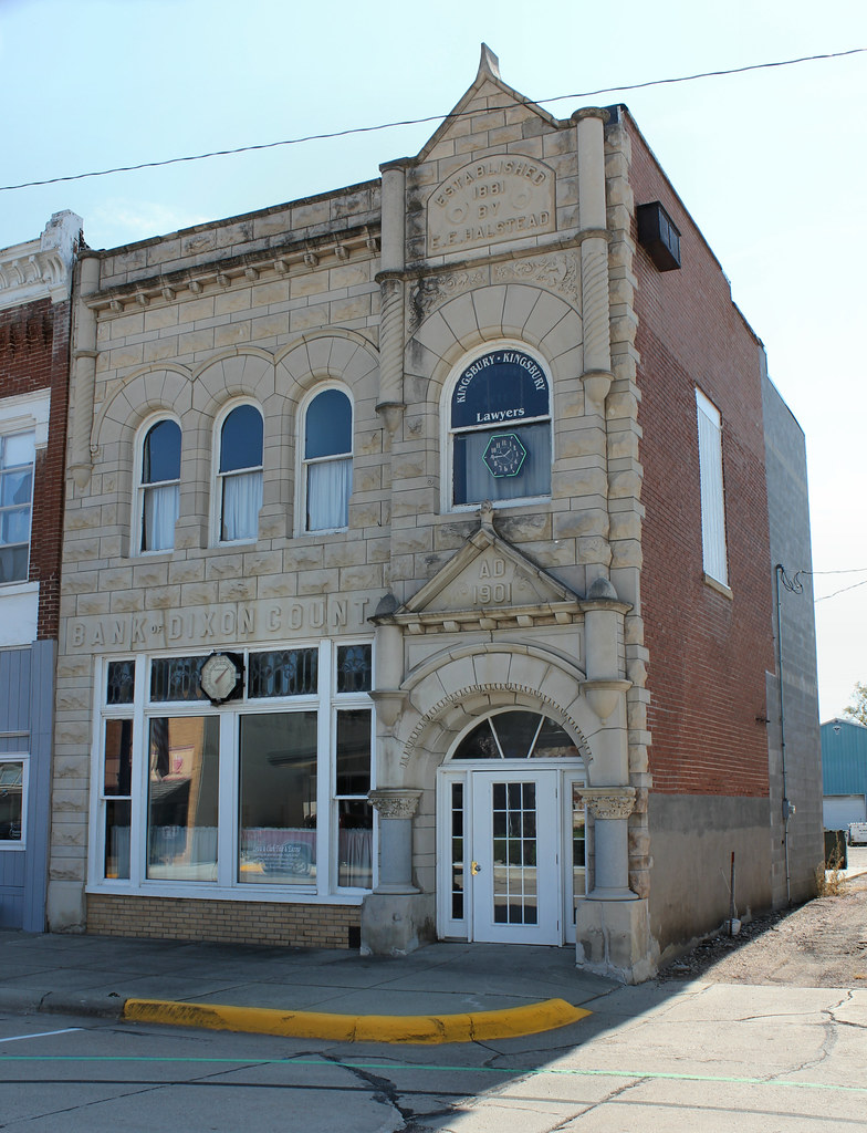 Bank of Dixon County Building Ponca, NE Built in 1901 in… Flickr