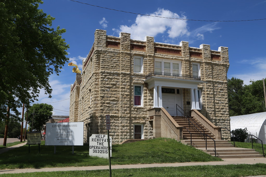 Waterville Kansas, Opera House, Marshall County KS Flickr