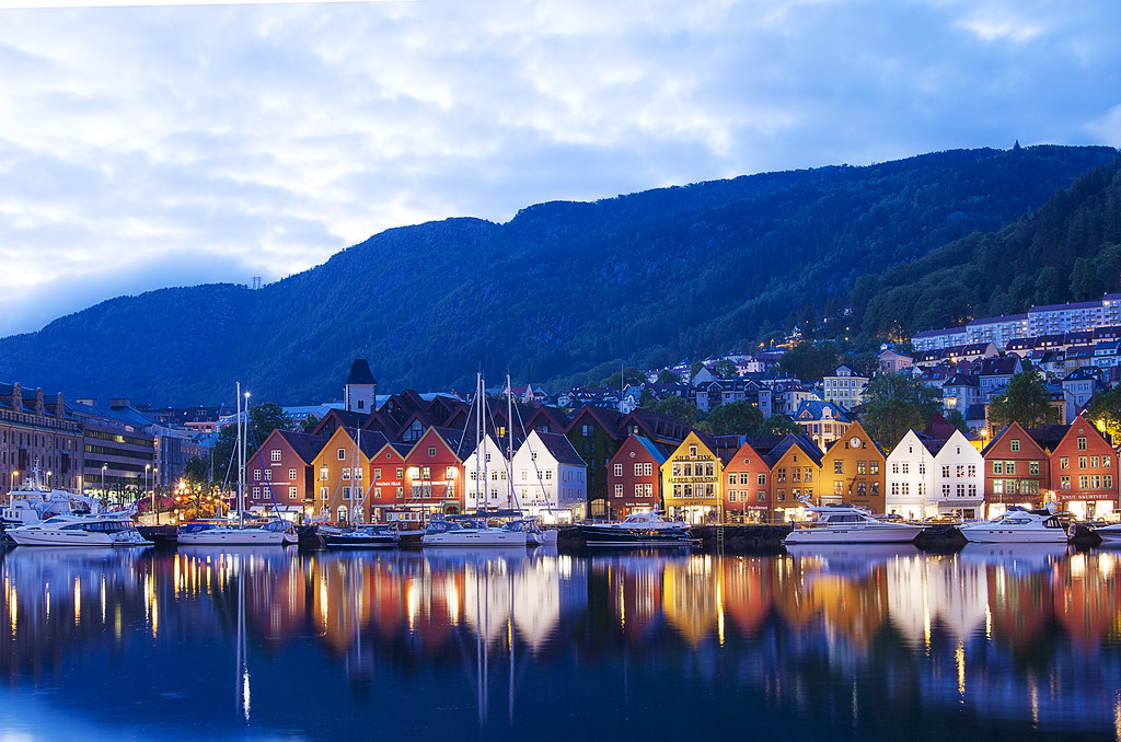 Summer night in Bergen, Norway Atle Rasmussen Flickr