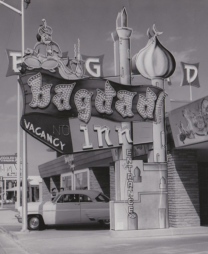 Bagdad Inn Motel Las Vegas Sign by Electrical Products… Flickr