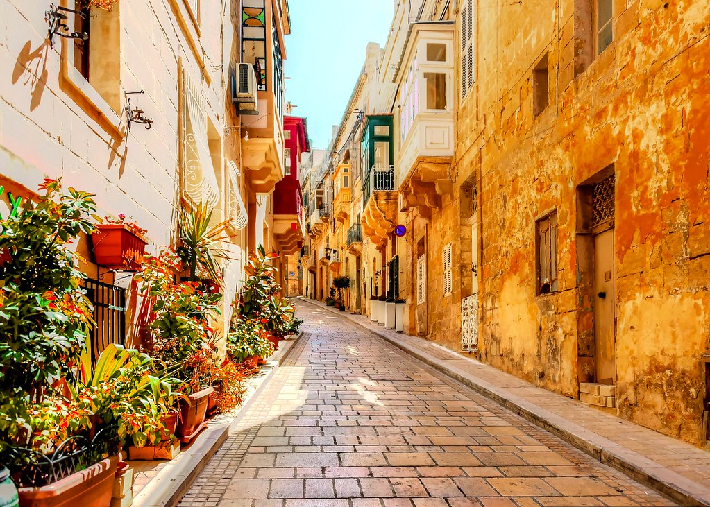 Streets of Valletta Malta David Aloisio Flickr