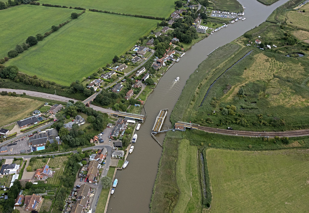 Reedham in Norfolk aerial image aerial of Reedham and the … Flickr