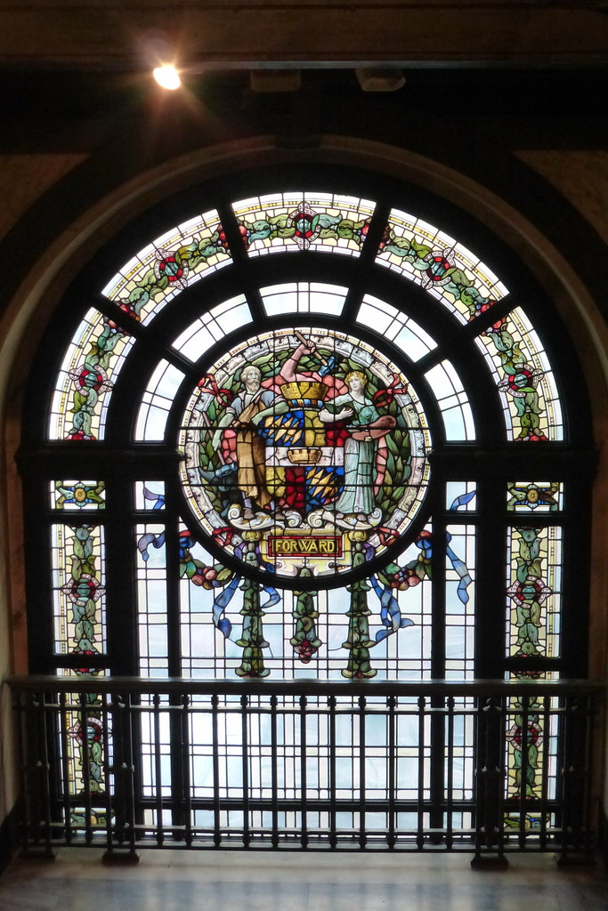 Window, Birmingham Museum A fine stained glass window on t… Flickr