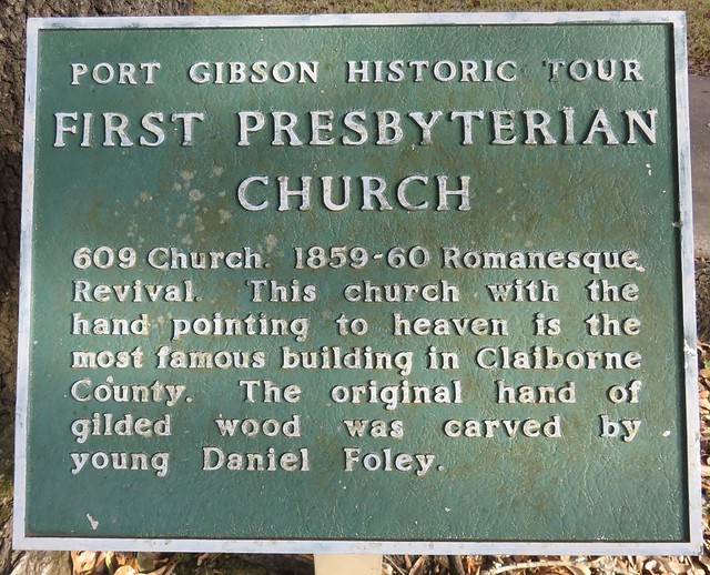 First Presbyterian Church Marker (Port Gibson, Mississippi) a photo