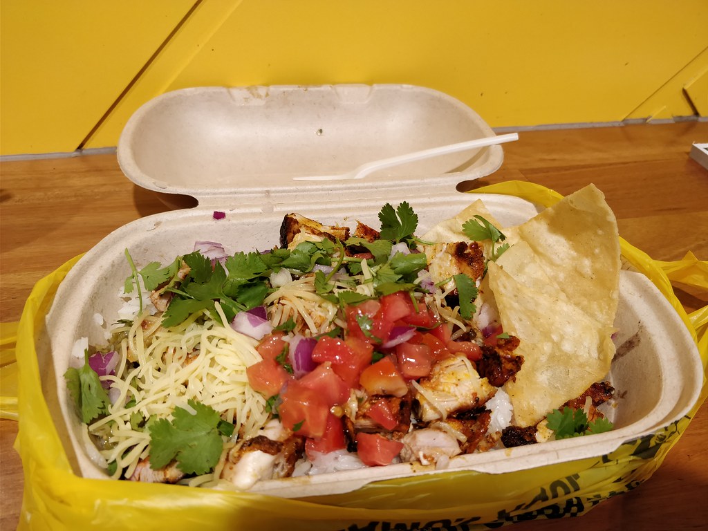 Spicy chicken guerrero burrito bowl AUD11.70 Guzman y Go… Flickr