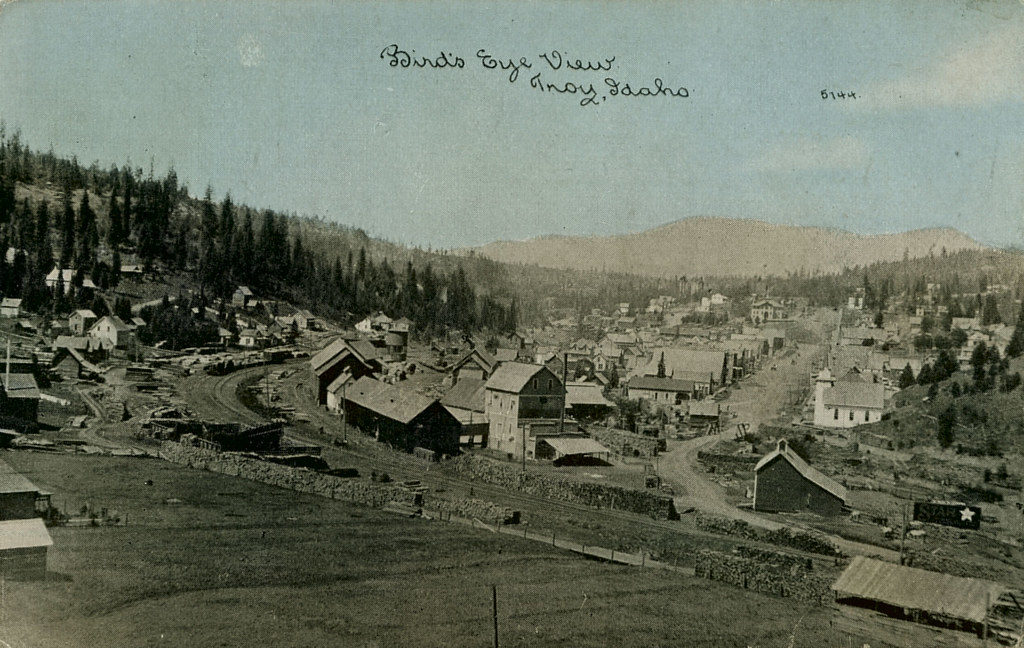 Bird's Eye View, circa 1907 Troy, Idaho Bird's Eye View … Flickr