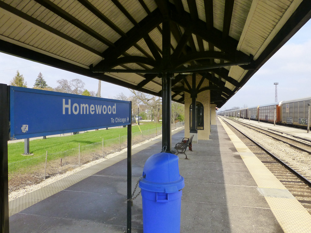 Homewood, IL Metra and Amtrak station The Illinois Central… Flickr
