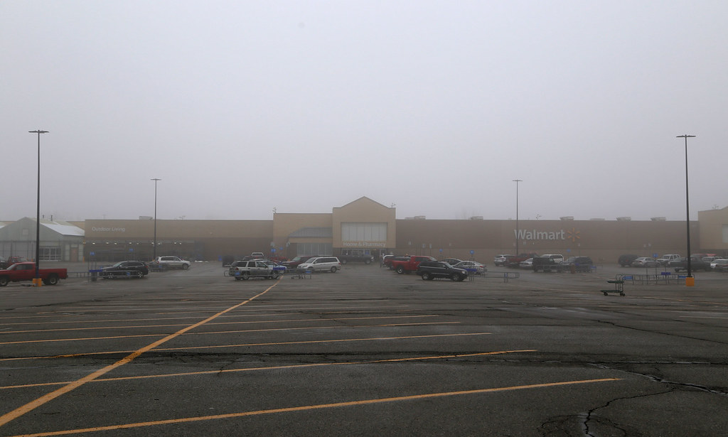 WalMart (in Fog) — Jonesville, Michigan Christopher Riley Flickr