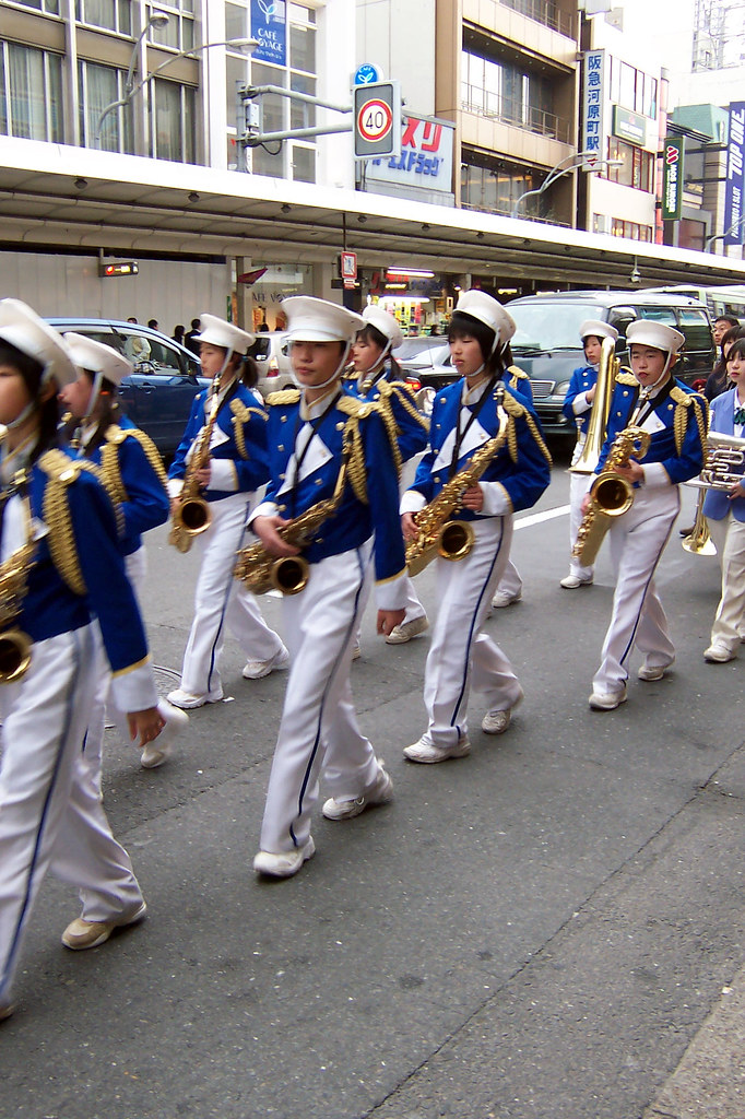 Marching Band 01 For about an hour today, there were a who… Flickr