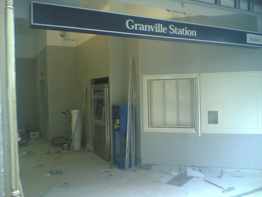 New Granville Station Entrance Under Construction On the c… Flickr