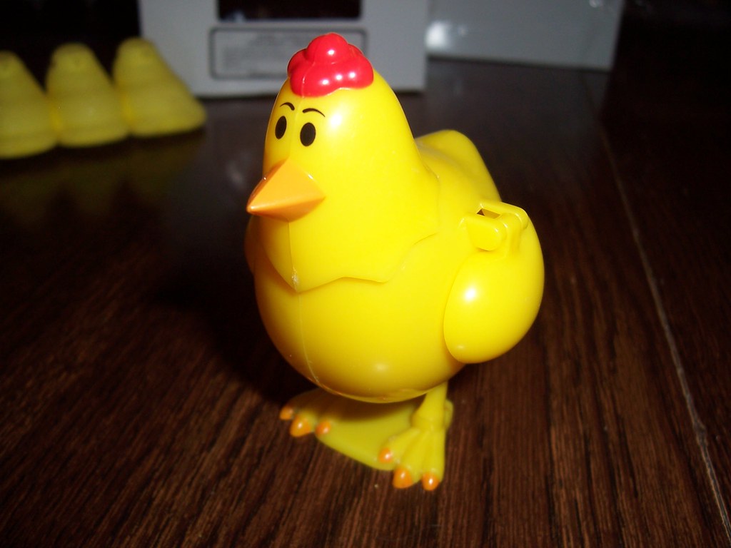 Toy Chicken that "lays" jelly beans hollesdottir Flickr
