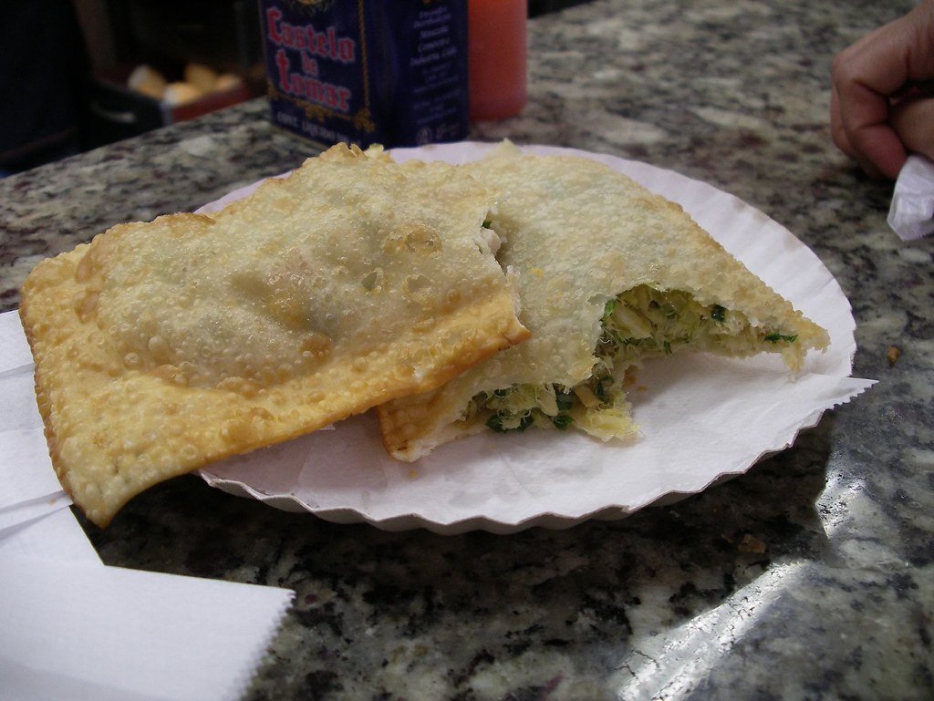 Pastel de Bacalhau The ubiquitous pastel de bacalhau a de… Flickr