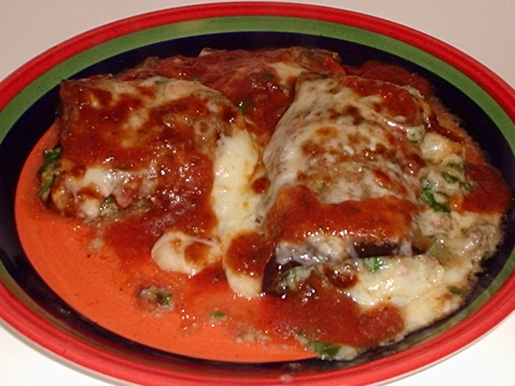 Eggplant Rollatini2 Lisa & Giada's Eggplant Rollatini La Mia Cucina