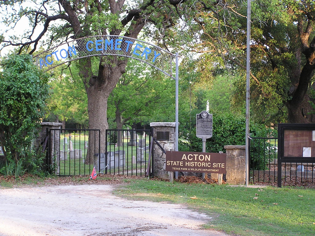 Acton Cemetery Acton Cemetery Historical Marker Location o… Flickr