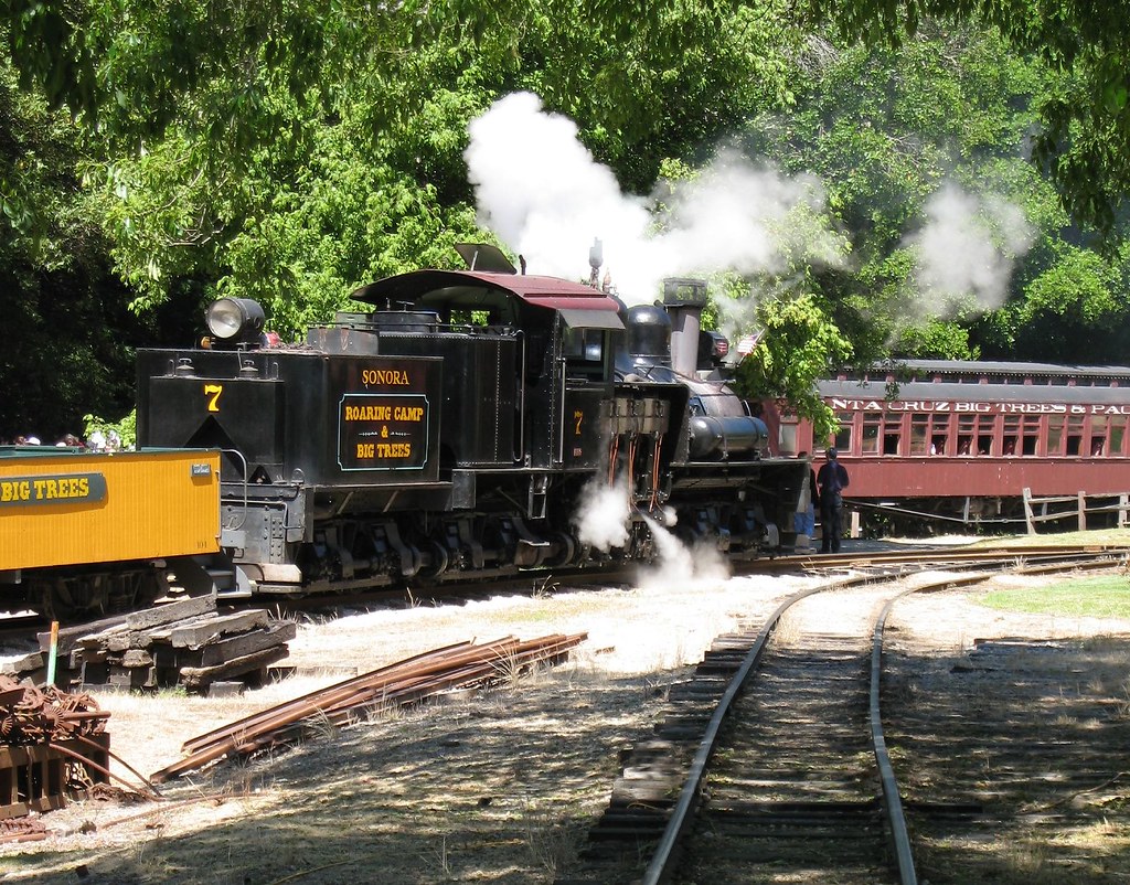 Steam Train Roaring Camp Railroad, Felton, CA Alan Moore Flickr