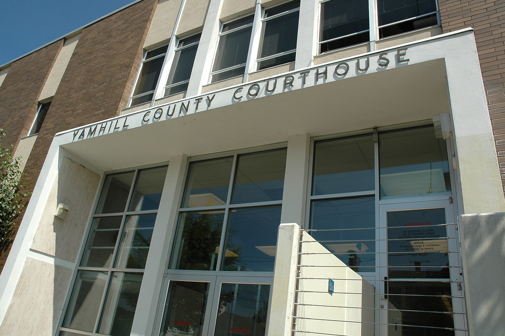 Yamhill County Courthouse Entrance New courthouse built on… Flickr