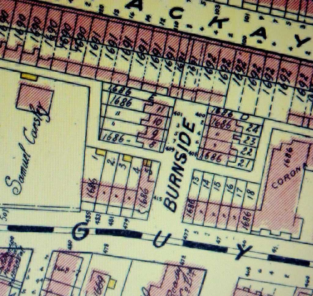 Montréal, 1907. Secteur de rue Guy et Burnside Place (actu… Flickr