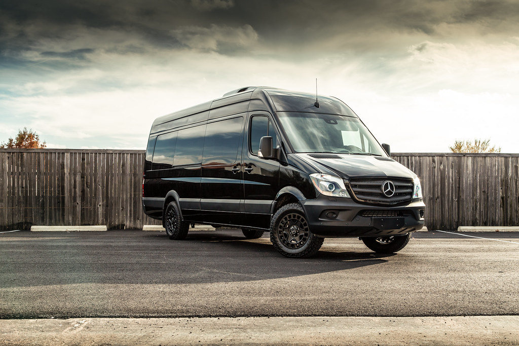 Mercedes Sprinter Van on Black Rhino York Wheels 1 a photo on
