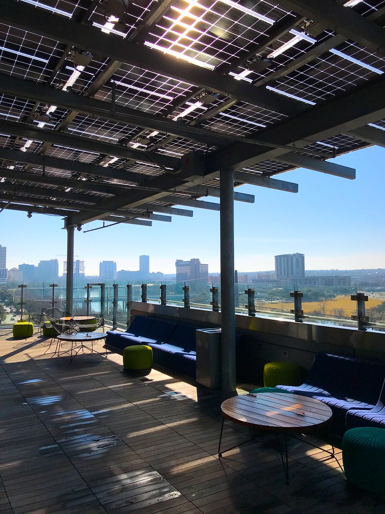 Austin Central Library From the Rooftop Garden View from … Flickr
