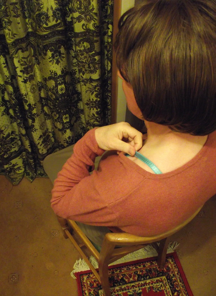 DSCF1424 Bra strap! Evelyn Bowen Flickr