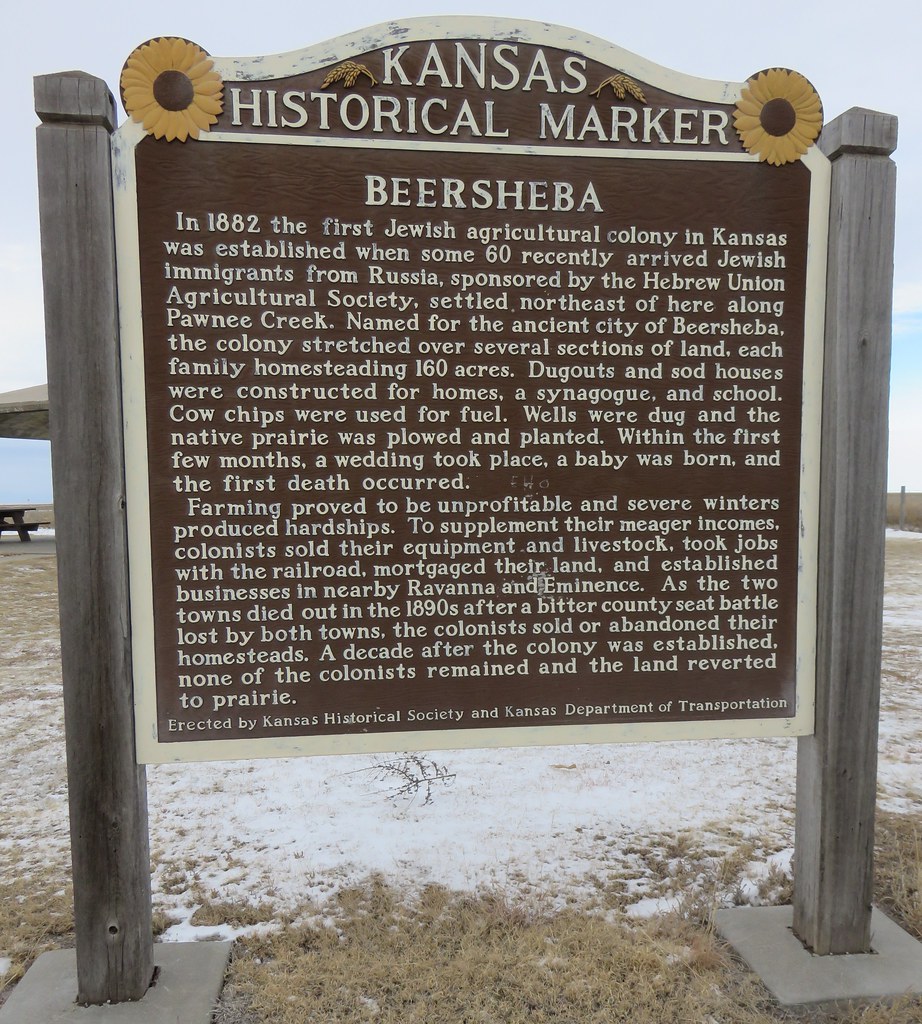 Beersheba Marker (Finney County, Kansas) As seen from a ro… Flickr