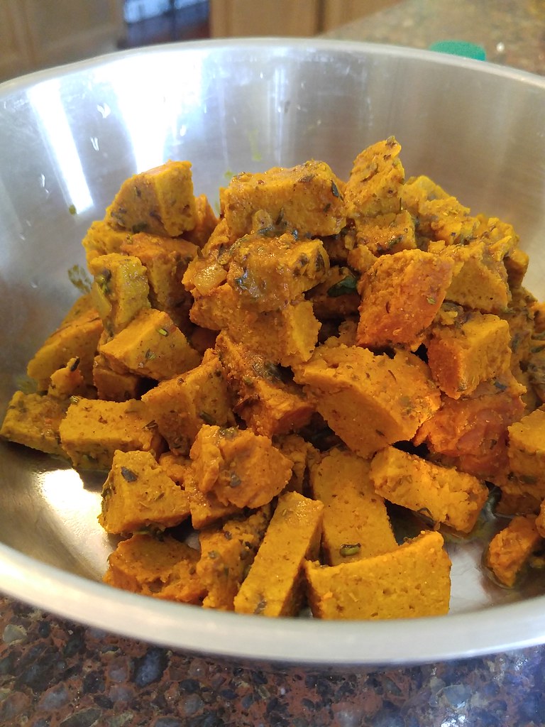 Syrian Seitan The "chicken" seitan recipe from The Edgy Ve… Flickr