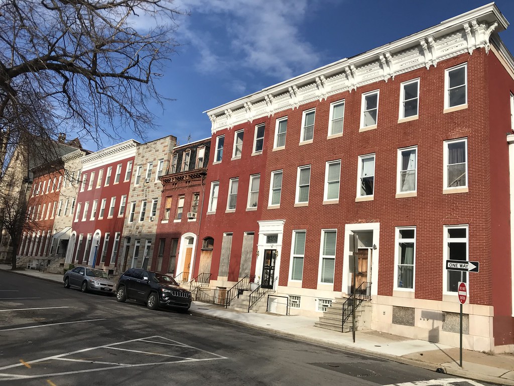 Rowhouses, N. Carrollton Avenue, Baltimore, MD a photo on Flickriver