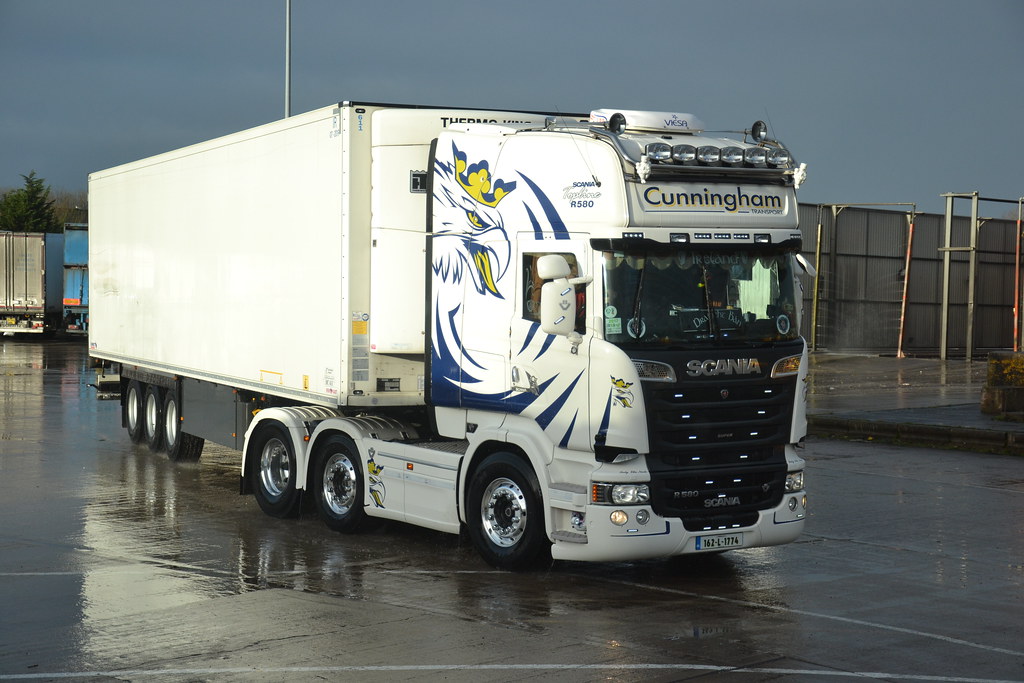 162- L - 1774 SCANIA R580 V8 of CUNNINGHAM TRANSPORT @ LYM ...
