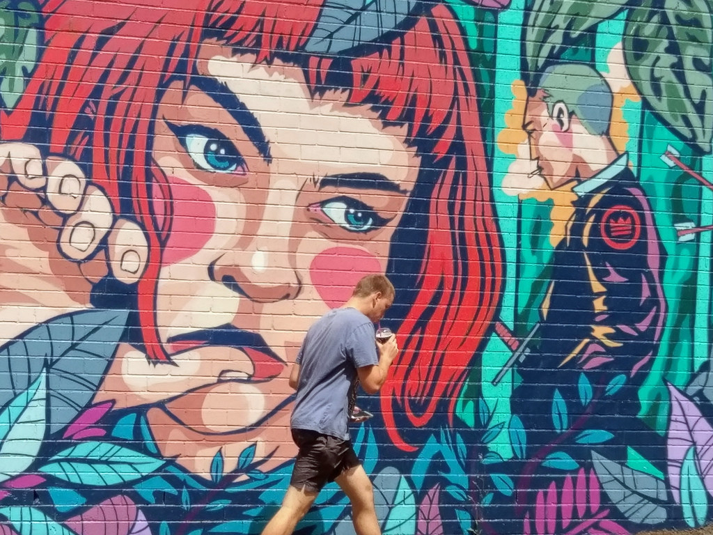 Mural Wollongong, NSW 'Fill The Frame' for the March 2018 … Flickr