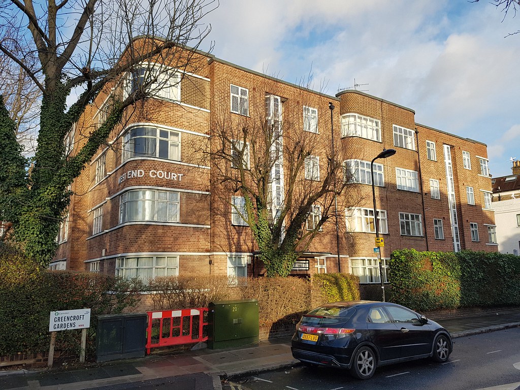 West End Court, South Hampstead. Peter Caspari 1935 Flickr