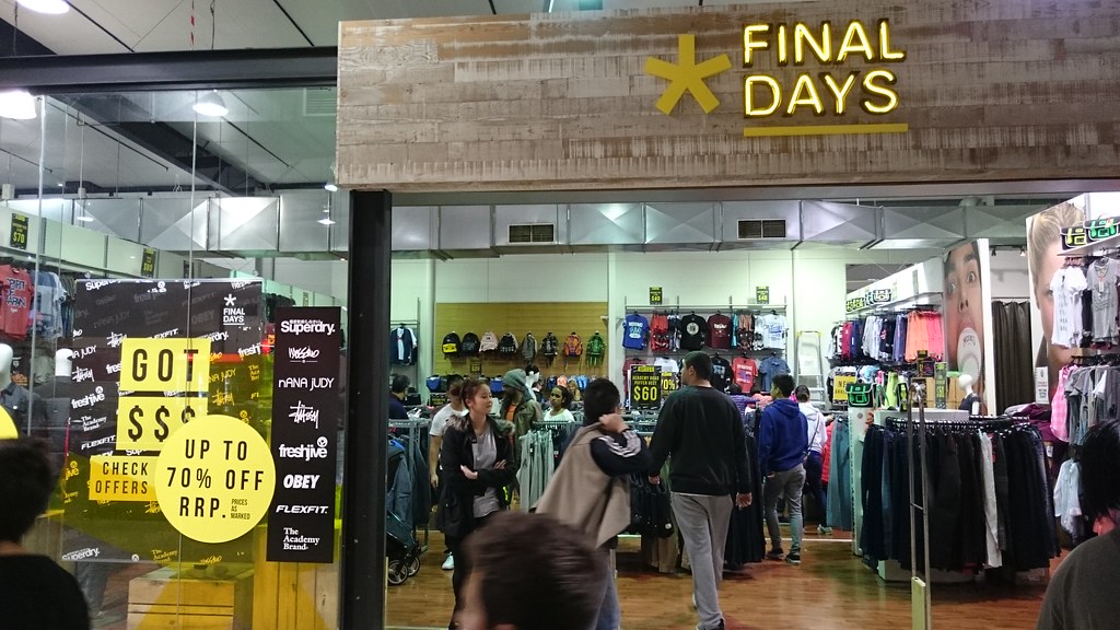 Shopfront Final Days, DFO Moorabbin Alpha Flickr