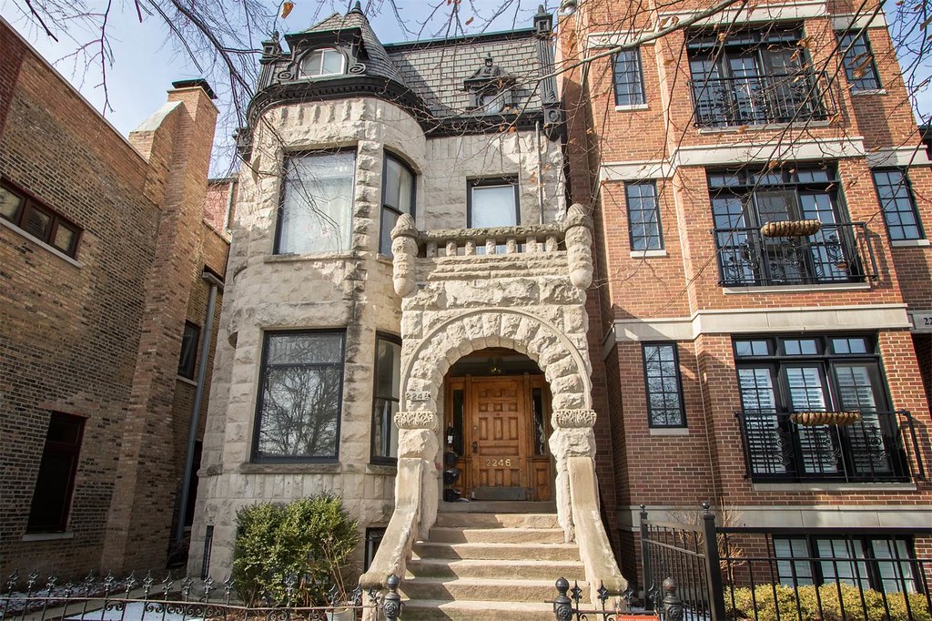 Chicago N Racine Avenue built 1876 Photo taken from the re… Flickr