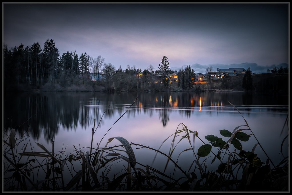 Waughop Lake Winter View The little Waughop Lake in Ft. St… Flickr