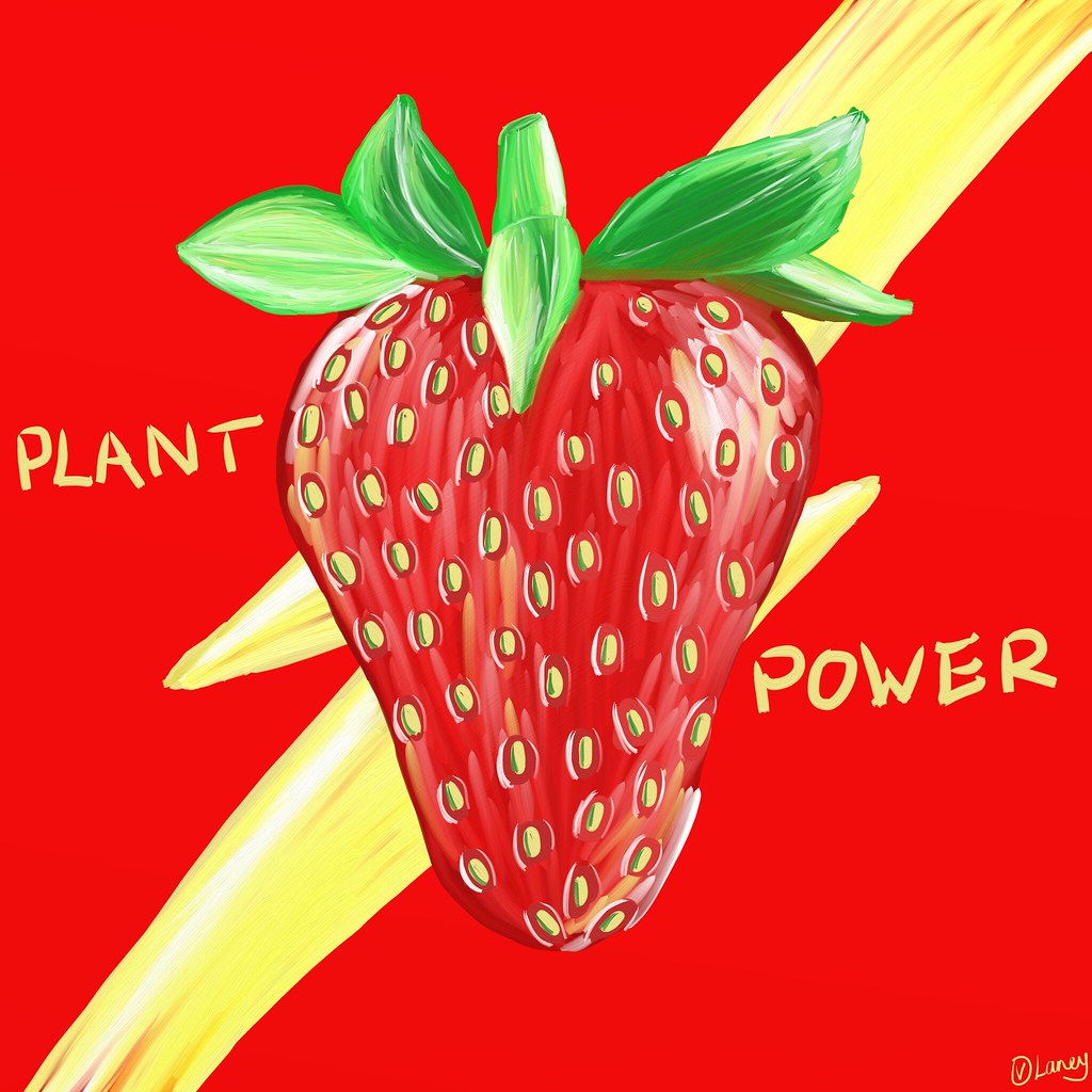Plant Power (Strawberry) Laney Scott Flickr