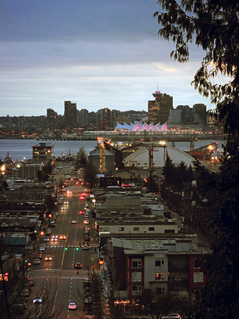 Dusk over Pemberton St. Taken from the top of the Pemberto… Flickr